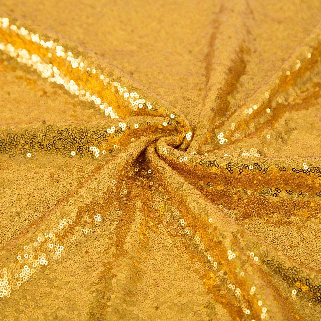JYFLZQ Sfondo con paillettes dorate, tenda da 1,2 m x 2,4 m, 2 pannelli, sfondi per fotografie scintillanti, per feste di compleanno e matrimoni