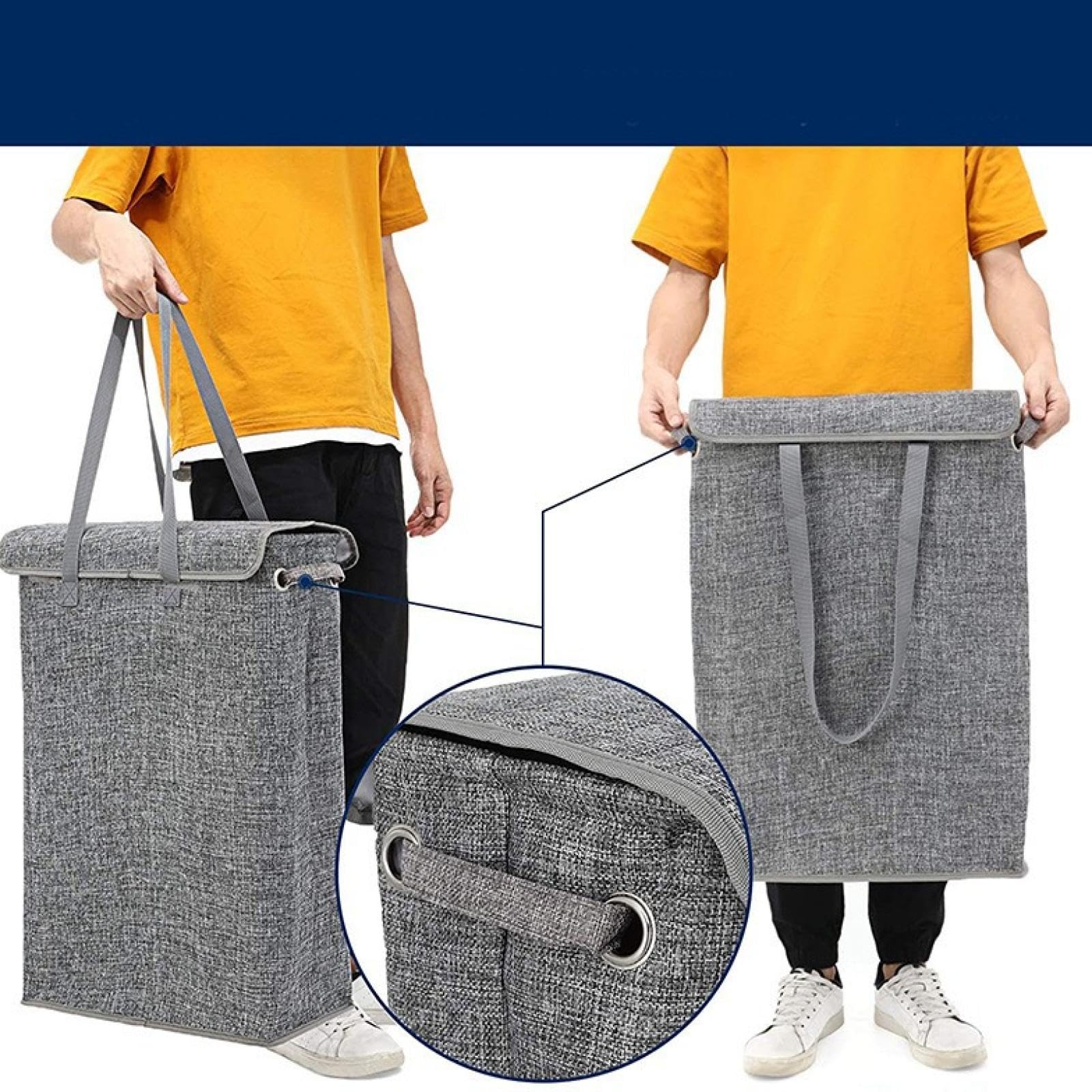 Transgraniczny kosz na bieliznę wąski pasek kosz na pranie 45L składany kosz na pranie do sypialni kosz na pranie kosz do przechowywania/613(Left and right splicing)