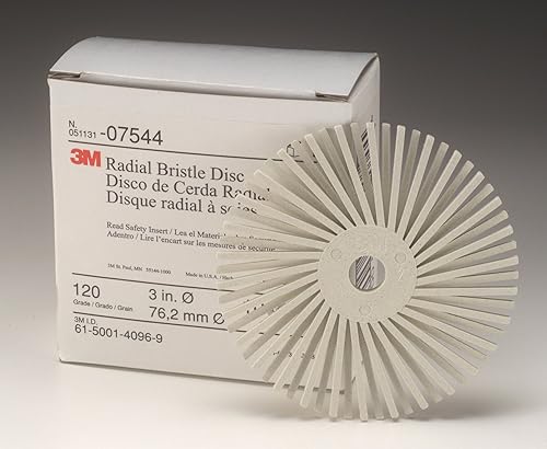 Miniatura 2 de Scotch-Brite Disco radial de cerdas, 3 pulgadas x 38 en 120, 10 por caja