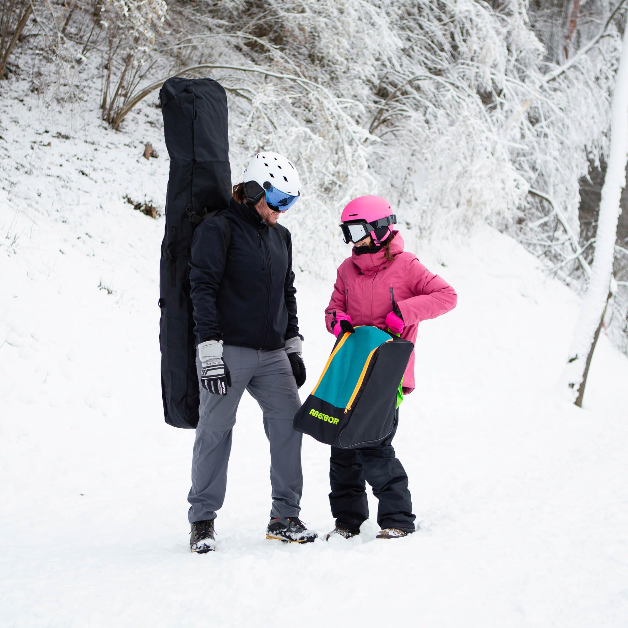 meteor Snowboardtasche [bis 167cm] reißfestes Snowboard Cover Leicht und wasserfeste Tasche für Snowboard - Langlebig und ideal für einen Skihang