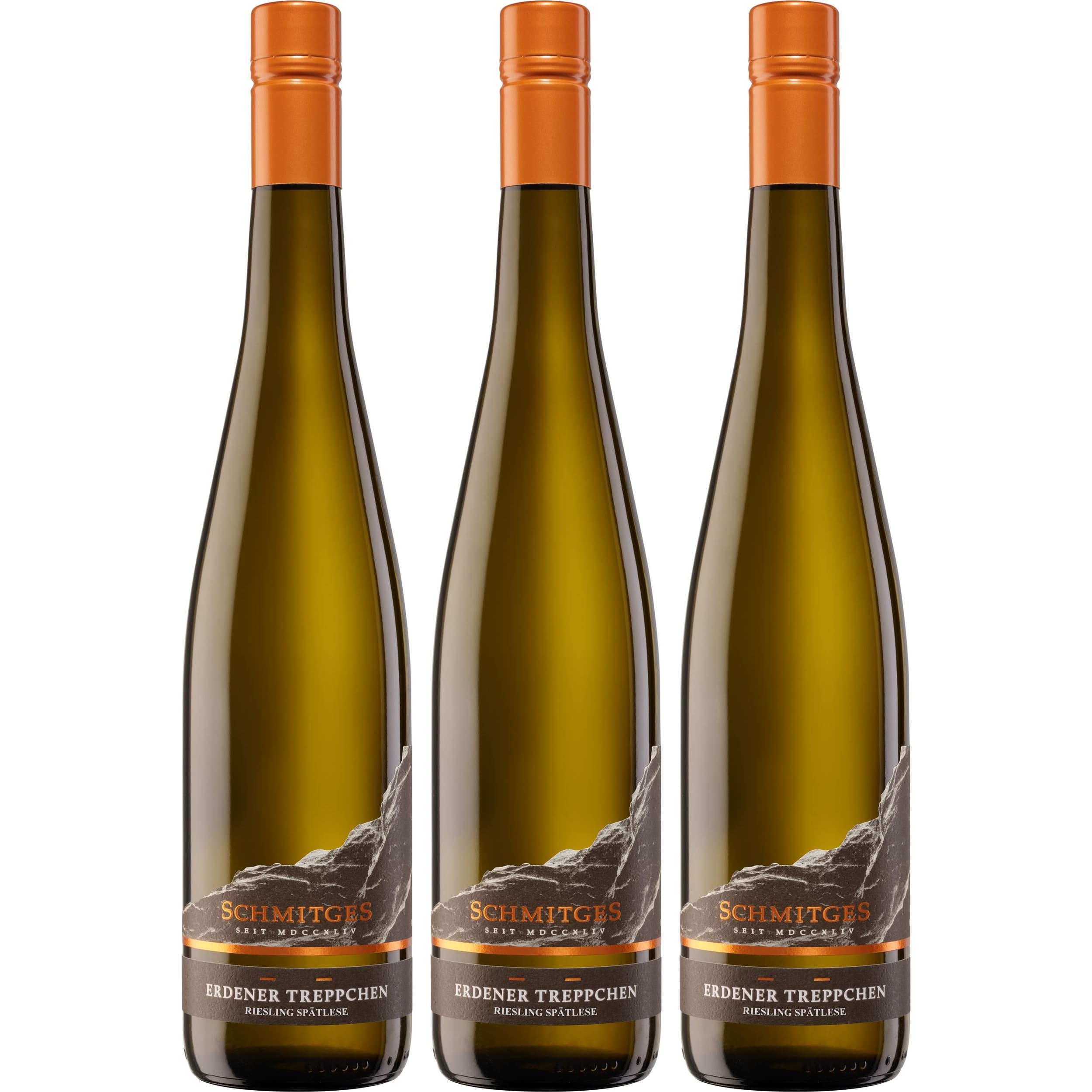 Weingut Schmitges Erdener Treppchen Riesling Spätlese Weisswein Weiss Süss Vegan Deutschland inkl. FeinWert E-Book (3 x 0.75 l)