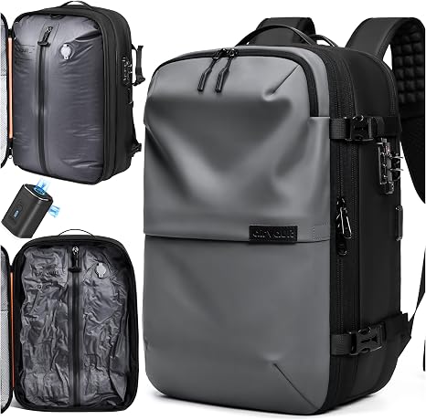 AirVault Vacuum Seal Travel Backpack 60L with Expandable HyperSeal Air