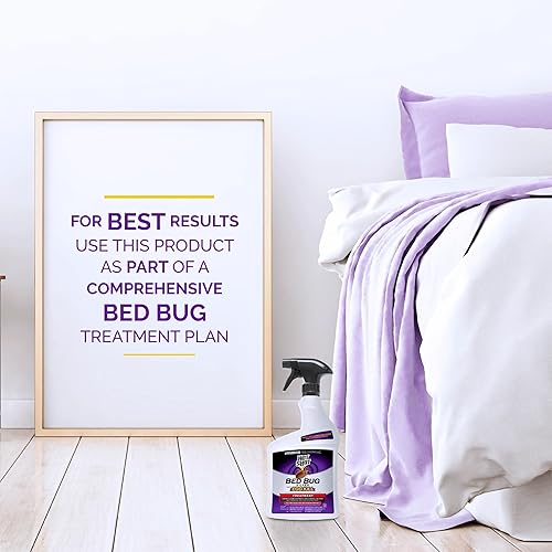 Vista 8 de Hot Shot insecticida para chinches con eliminación de huevos, listo para usar, 32 onzas, tratamiento para chinches, paquete de 12