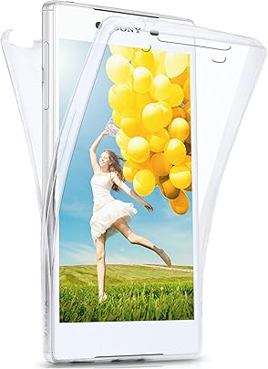 moex Funda Protectora 360 Silicona Compatible con Sony Xperia Transparente Transparent moex Funda Protectora 360 Silicona Compatible con Sony Xperia Transparente Transparent