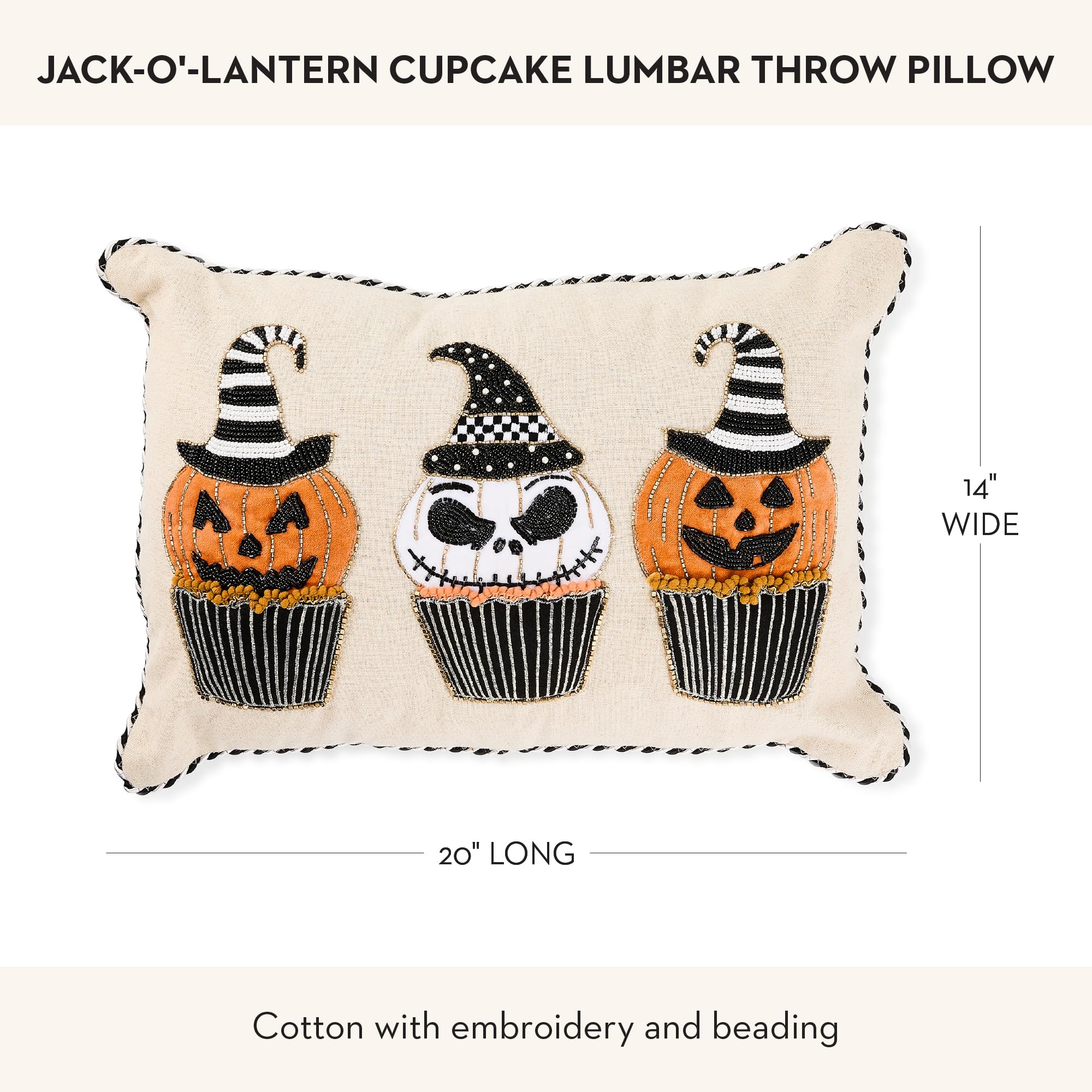Amazon.com: MACKENZIE-CHILDS Lumbar Throw Pillow, Decorative