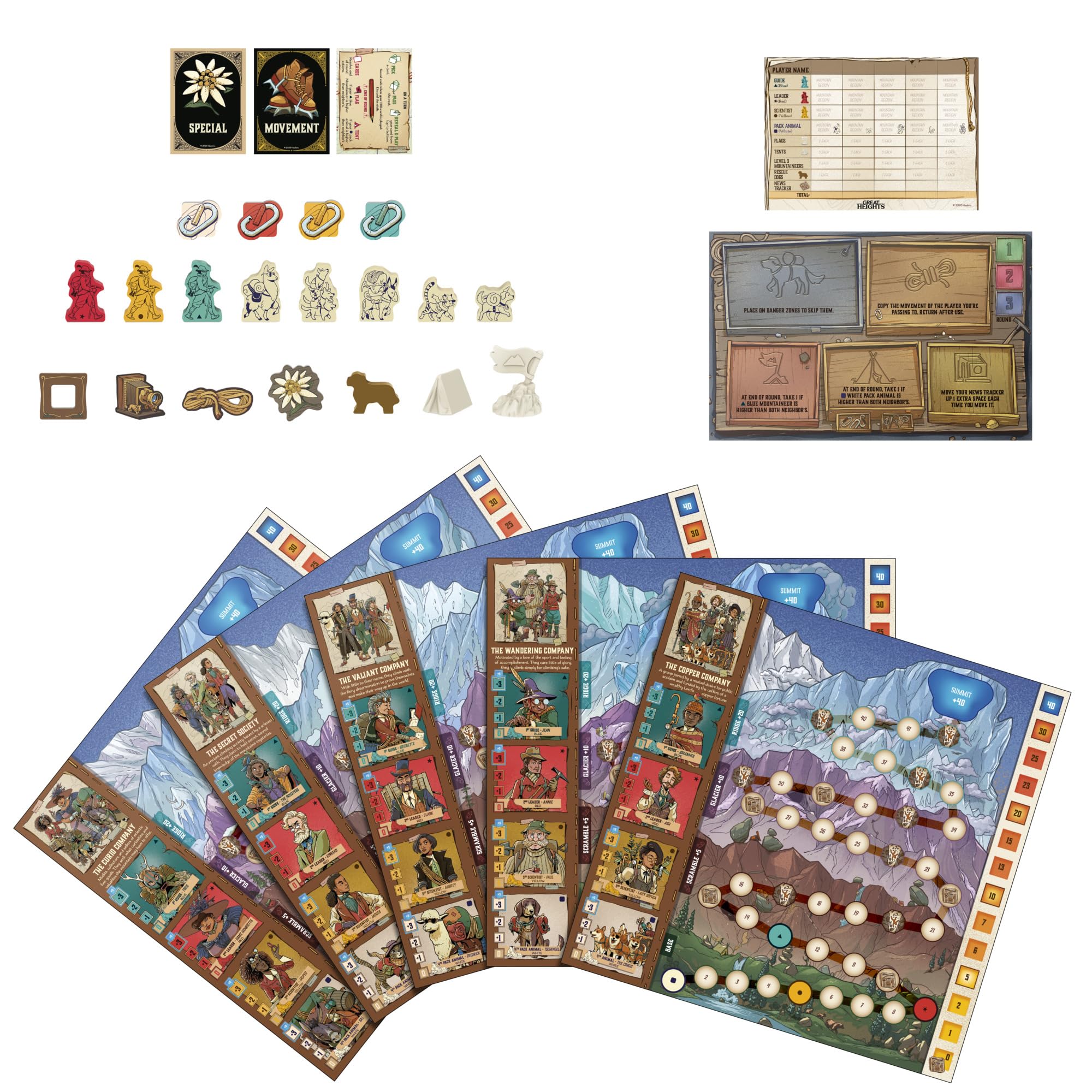Hasbro Great Heights Board Game, Fun Strategy Game for Kids Teens and Adults, Ages 10+, 2-5 Players, 45 Mins - Image 3