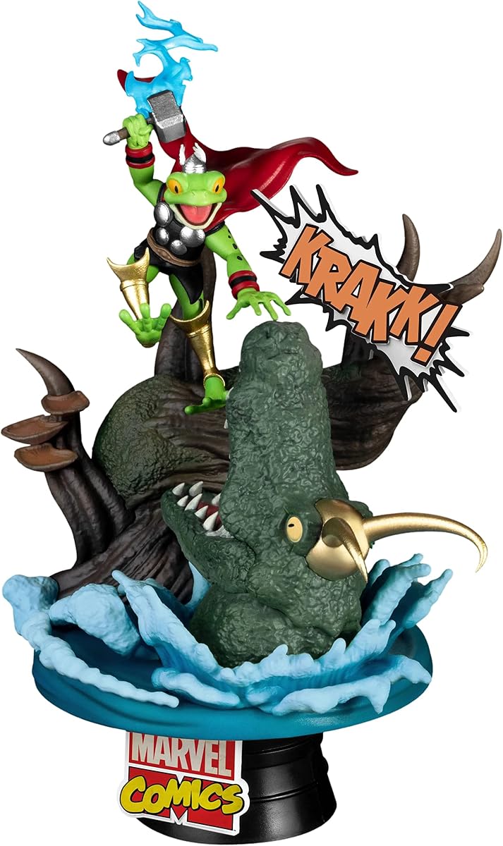 Marvel Comics: Estatua exclusiva del escenario D de Throg DS-107SP SDCC