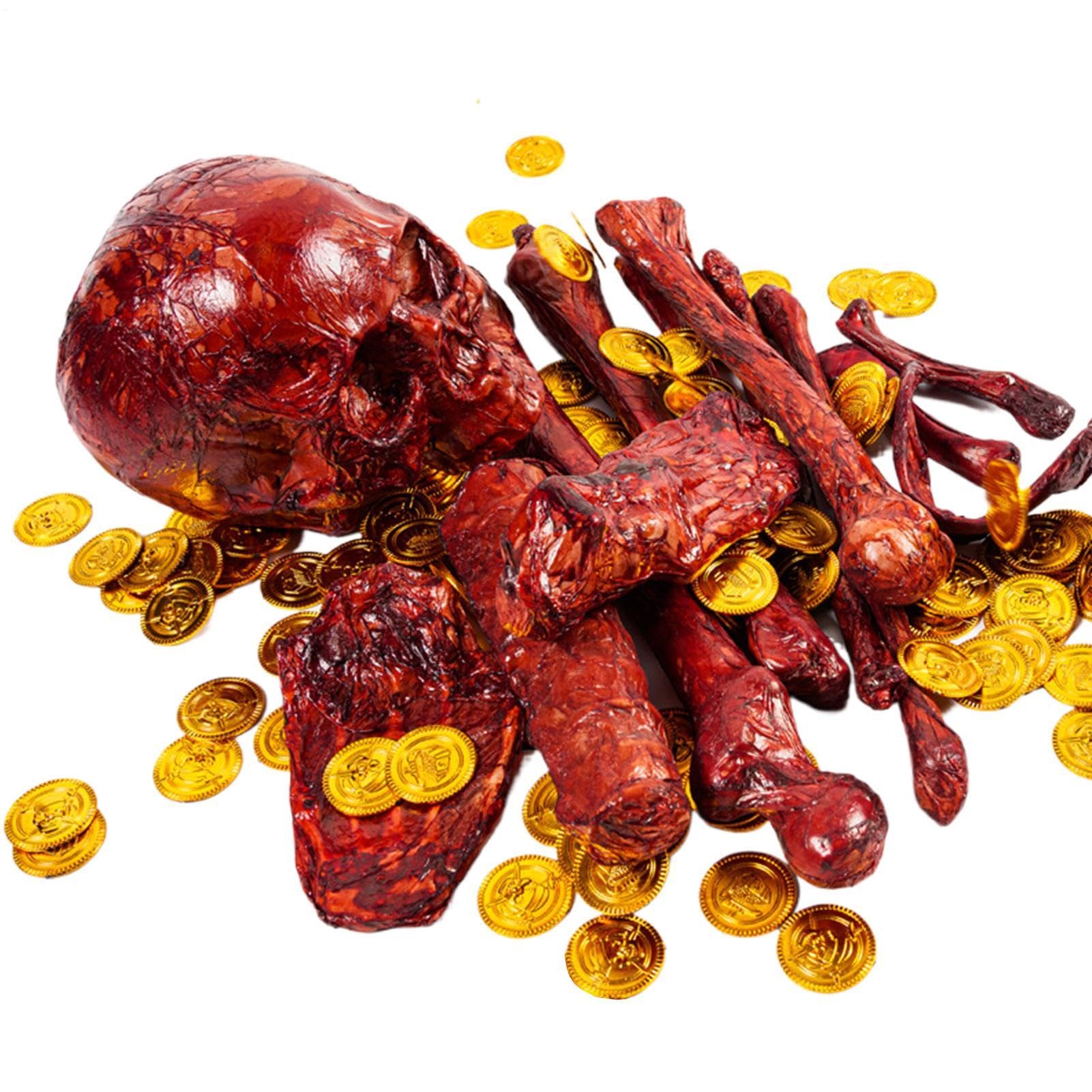 Szkielet Dekoracja Halloween 14-częściowe Straszne Kości Halloweenowe