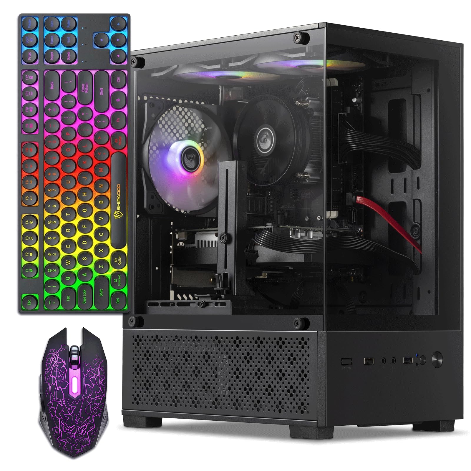 Amazon.com: Gaming PC Desktop Computer, Ryzen 3 3200G up to 4.0GHz