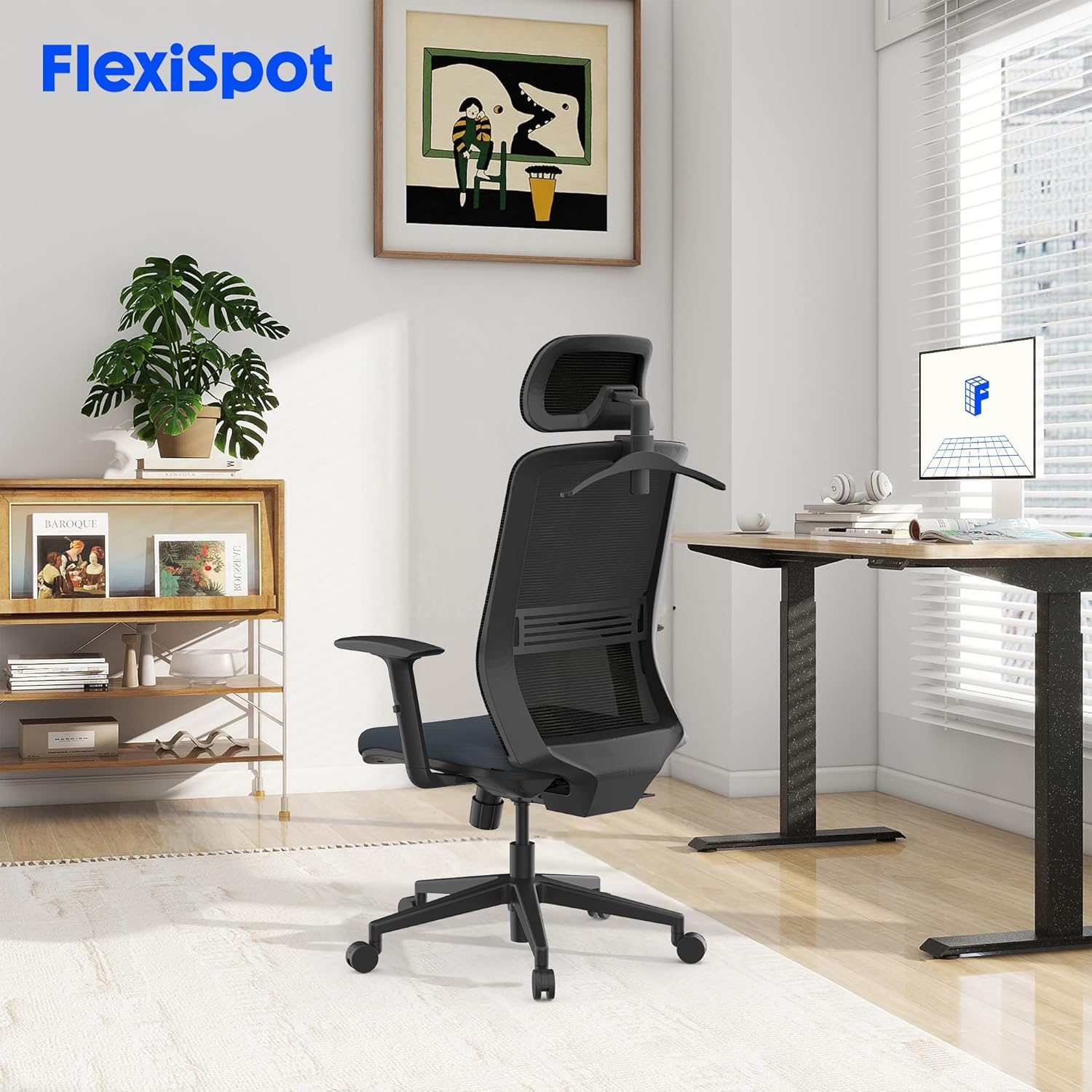 FLEXISPOT OC17 Ergonomic Office Chair in an office setting