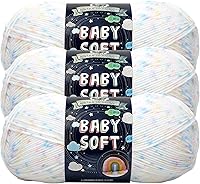 Vista 28 de Lion Brand Yarn 920-218 Babysoft Hiland, Pastel Print (1 madeja)