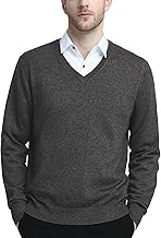Kallspin Men's Long Sleeve Wool Blend Pullover Sweater
