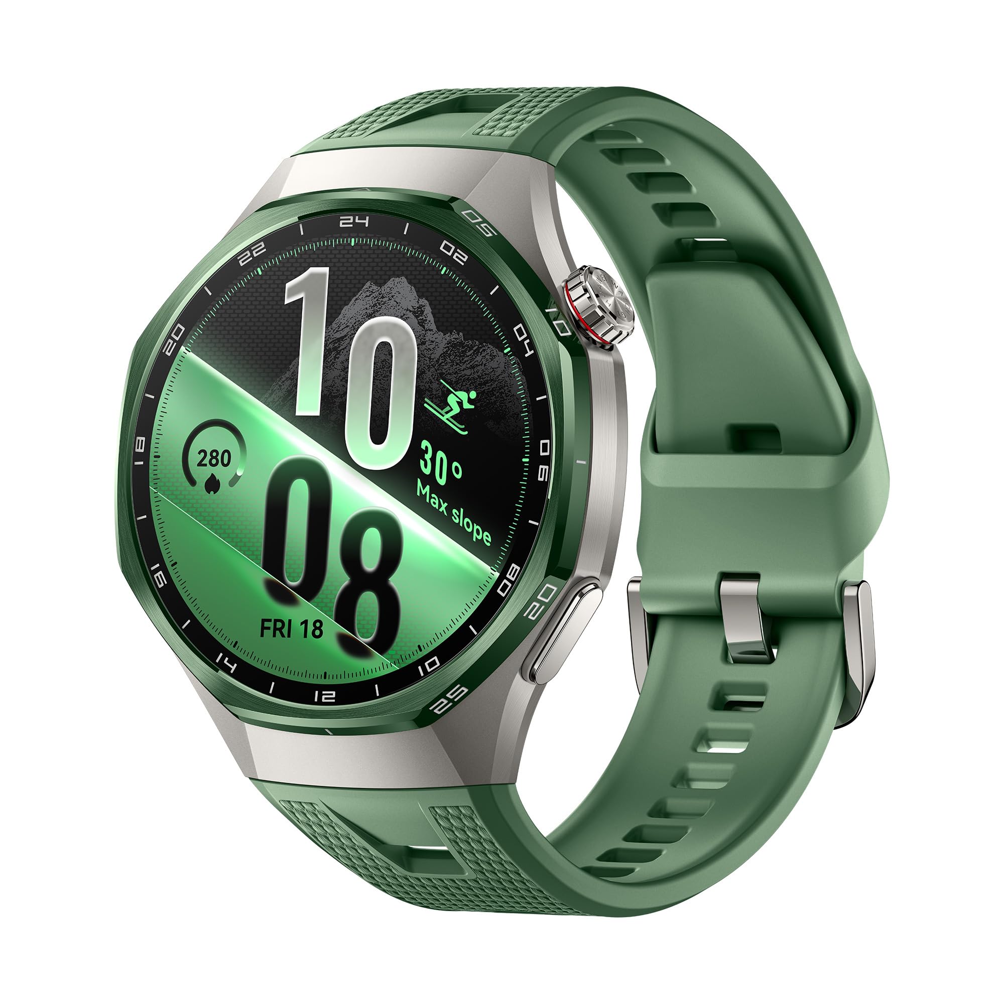 HUAWEI WATCH GT 7 Pro 46mm Smartwatch, Fino a 21 giorni, iOS&Android, Verde | Cassa in Lega di Titanio e Lunetta in Ceramica Nano-tech, ECG, Monitoraggio della Frequenza Cardiaca, Sci e Ciclismo