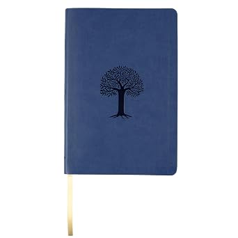LSB Daily Reading Bible, Blue Imitation Leather with Tree Design Read Through the Bible in One Year with Daily, 15-Minute Readings that Include Portions from the OT, NT, Psalms, and Proverbs