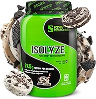 Vista 11 de Species Nutrition Isolyze - Proteína de suero en polvo, 100% aislado de suero de leche para construcción muscular, 0.71 oz de proteína por