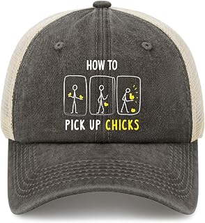 How to Pick Up Chicks Hat Trucker Hat Women Dad Hats Funny Birthday Gifts