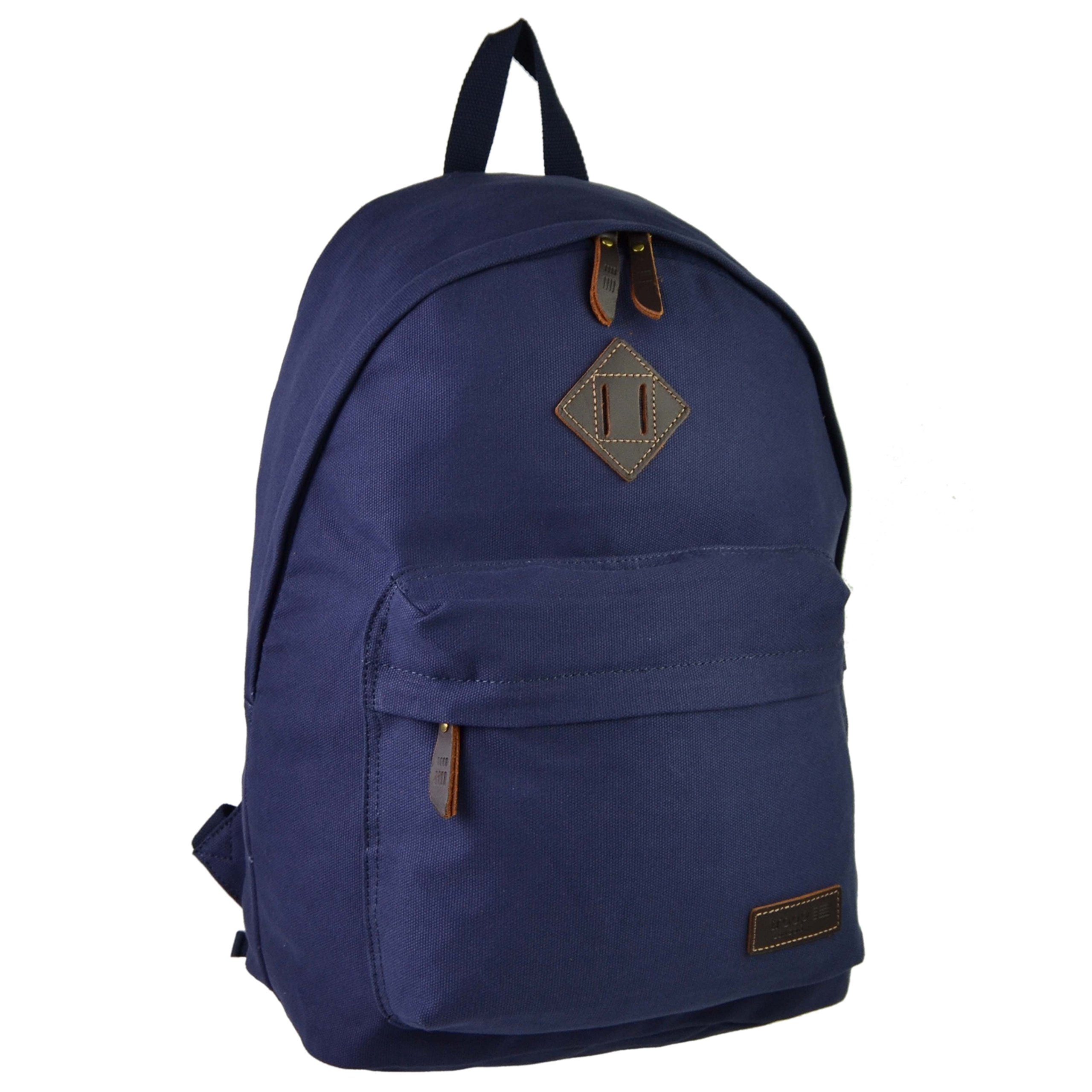 Troop Londonwomens Canvas And Leather Backpack Rucksack By Troop