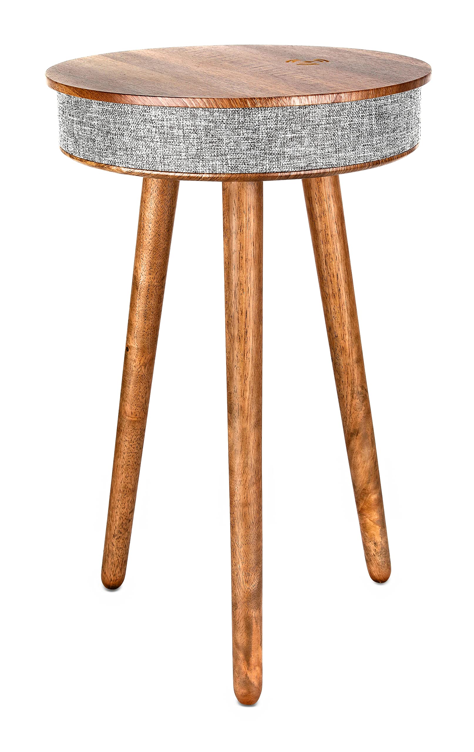 Portable Smart Coffee Side Table Bluetooth Speaker With Wireless & USB Charging Dock Battery Liffe10h~12h (50% volume test data)