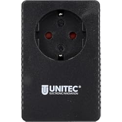 UNITEC Limitador de corriente de arranque y limitador de corriente de irrupción (230 V ~/ 16 A, enchufe adaptador, limitador de corriente, protección contra sobretensiones)