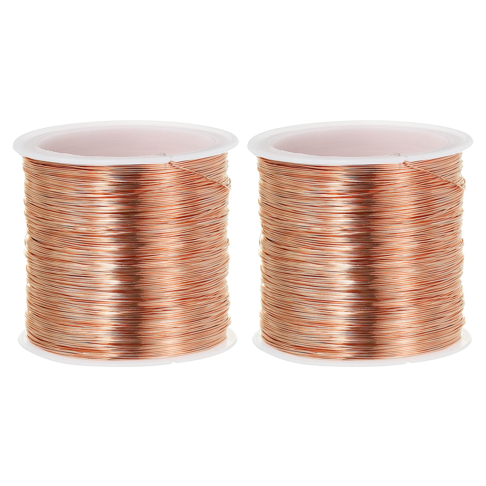 Kupferdraht 28 AWG, 2 Rollen à 100 M – Rein, Weich, Für Schmuck & Garten