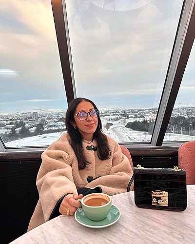 Miniatura 2 de VISOONE Gafas antideslizantes TR90 con bloqueo de luz azul, tamaño M, marco de gafas con protección ocular antirreflejos para mujeres GaeL