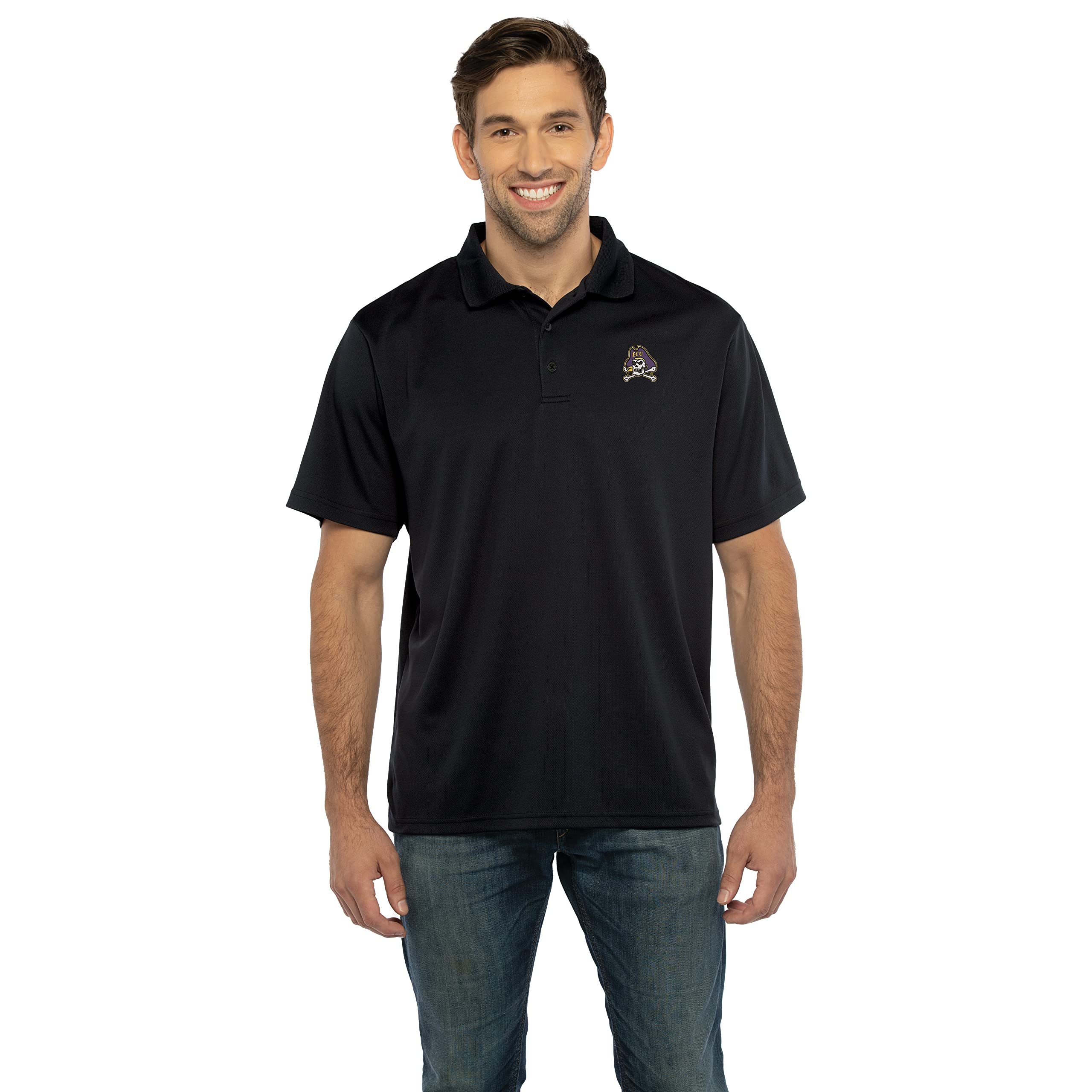Vantage Apparel NCAA Mens Men's Collegiate Polyester Mesh Team Icon Polo