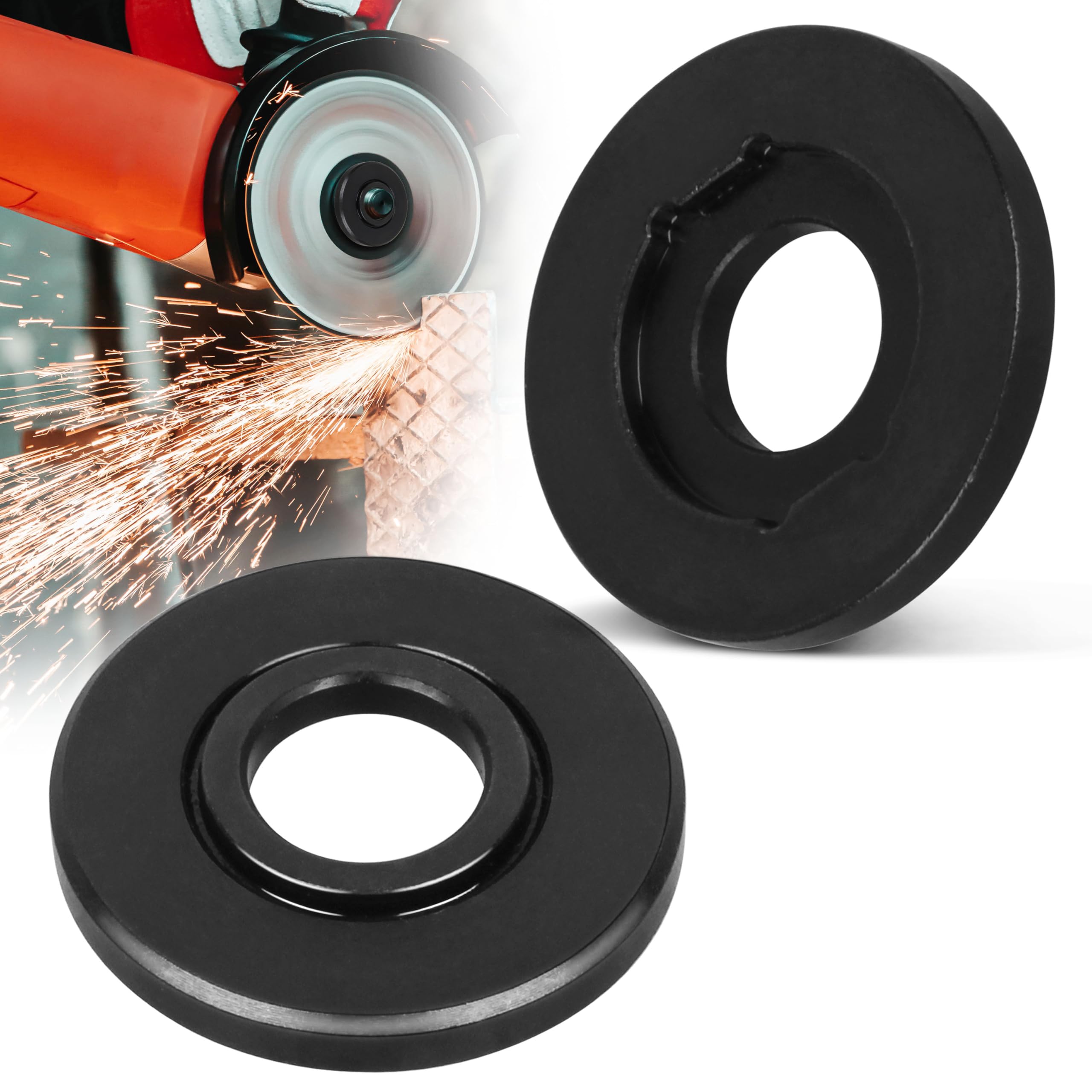 AOQIVIS 2-pack 43-34-0935 Disc Flange For Milwauke Angle Grinders 6117, 6121, 6124, 2780, 2781, 6146&6147