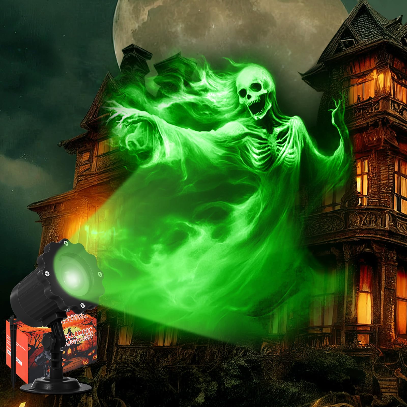 Amazon.com: Treela Halloween Projector Lights Outdoor Indoor