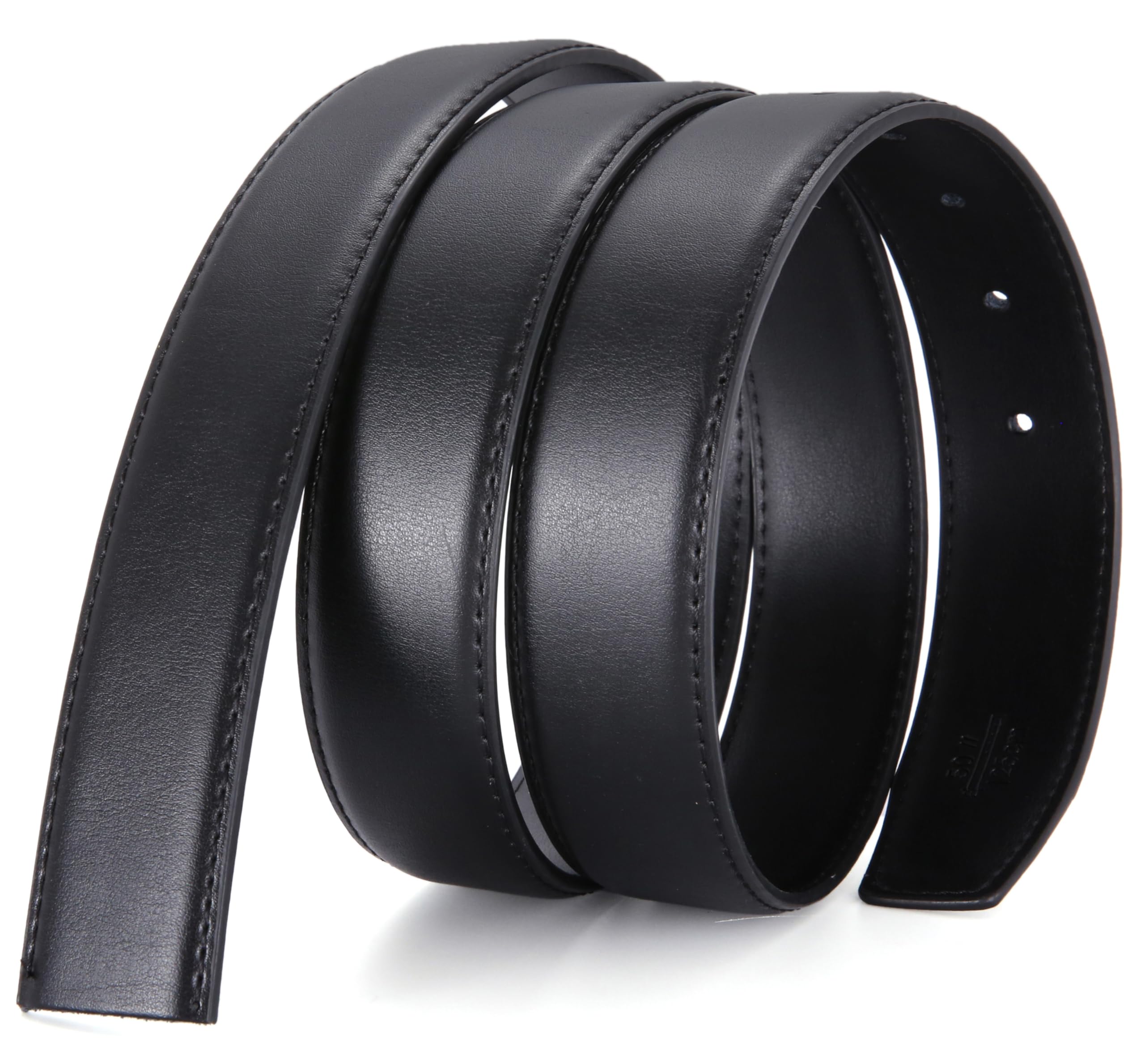 Simdoc Men's No-Buckle Automatic Belt - Faux Leather Waistband, Adjustable Length - View #4