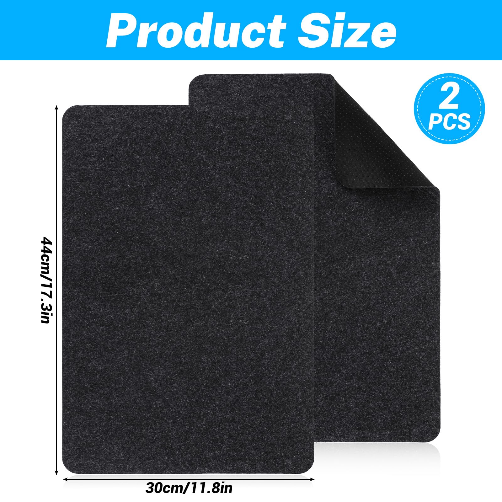 Hitzebeständige Matte für Luftfritteuse 44*30cm Hitzeschutzmatte Für Küchenarbeitsplatten Hitzebeständiges Pad Kaffeemaschinenmatte Hitzebeständige Matte Für HeißLuftfritteuse Kaffeemaschine Toaster