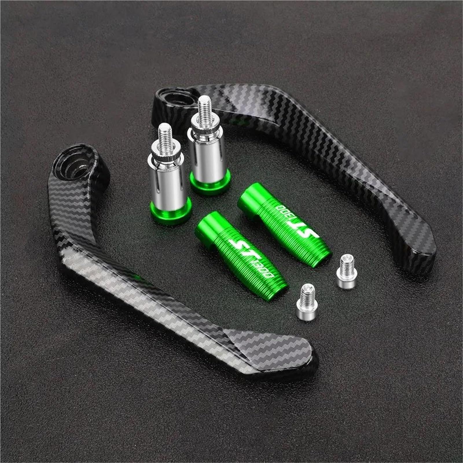 Harqhmvt Green For St1300 St1300a Motorcycle Accessories Cnc 7/8" 22Mm Handlebar Brake Clutch Levers Handle Bar Guard Protector