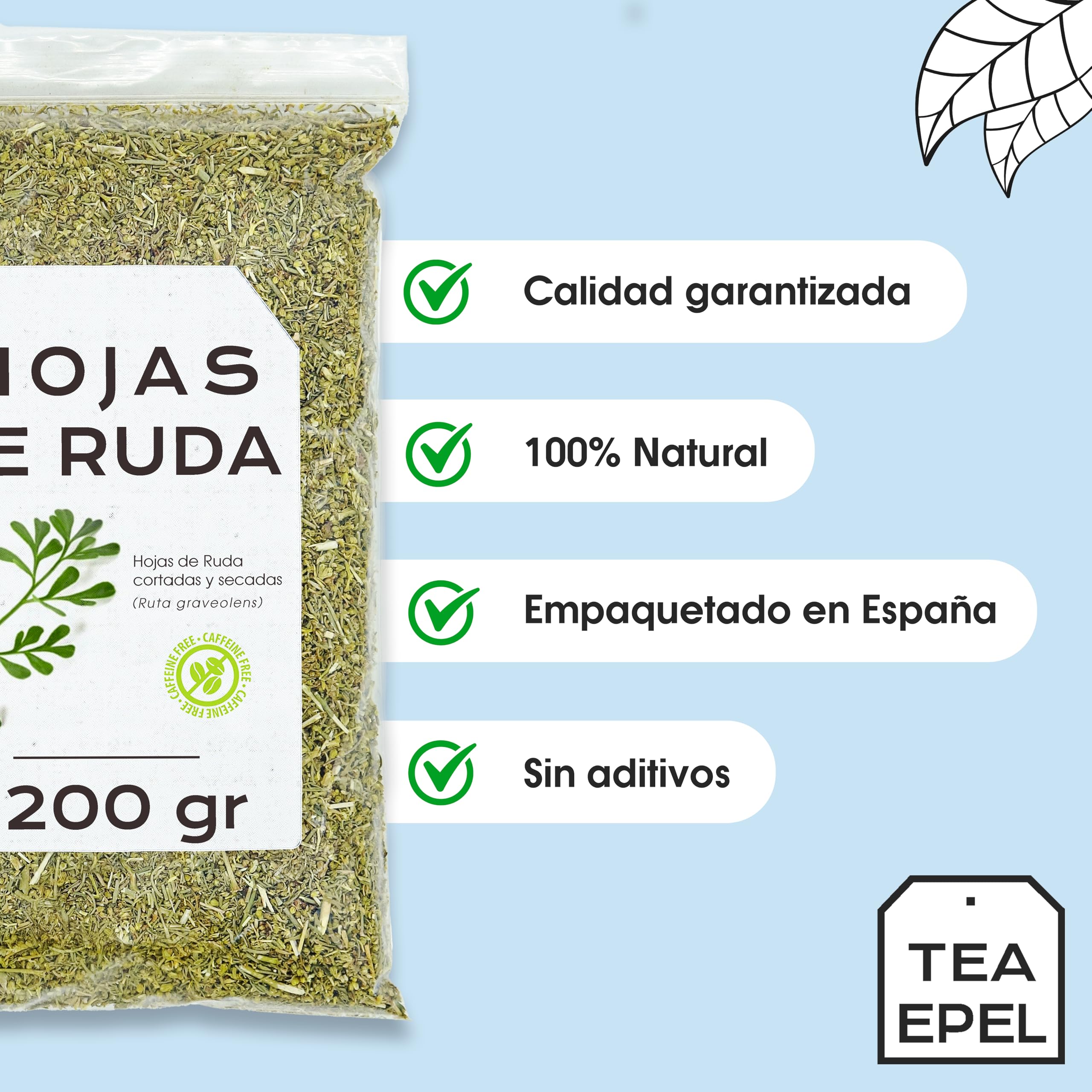 Ruda Hojas Infusion Ruda Te de Rudas Ruda Planta 200g