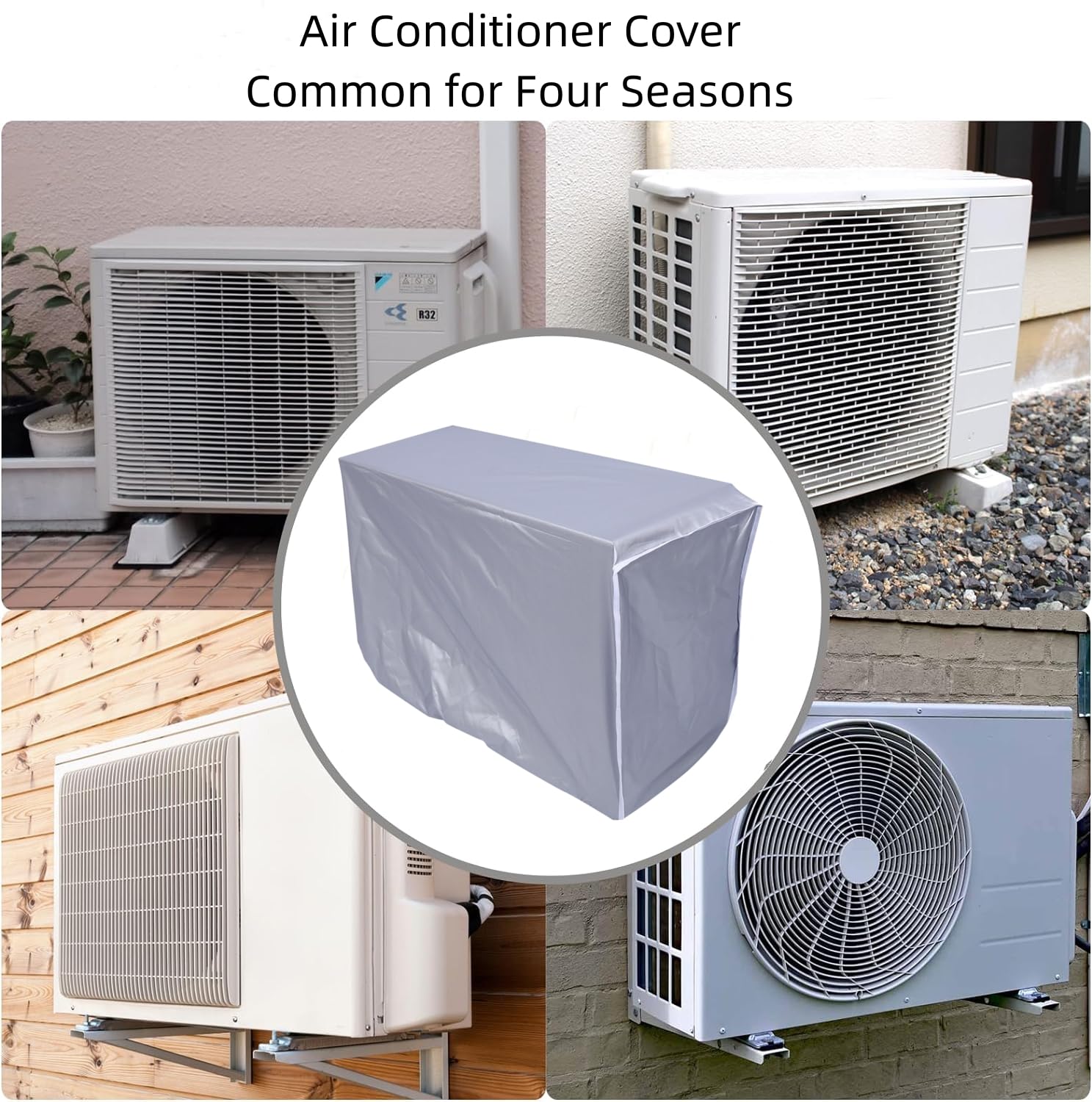 Zerodis Outdoor condizionatore d' aria copertura impermeabile condizionatore d' aria copertura antipolvere per la casa(94 * 40 * 73cm)