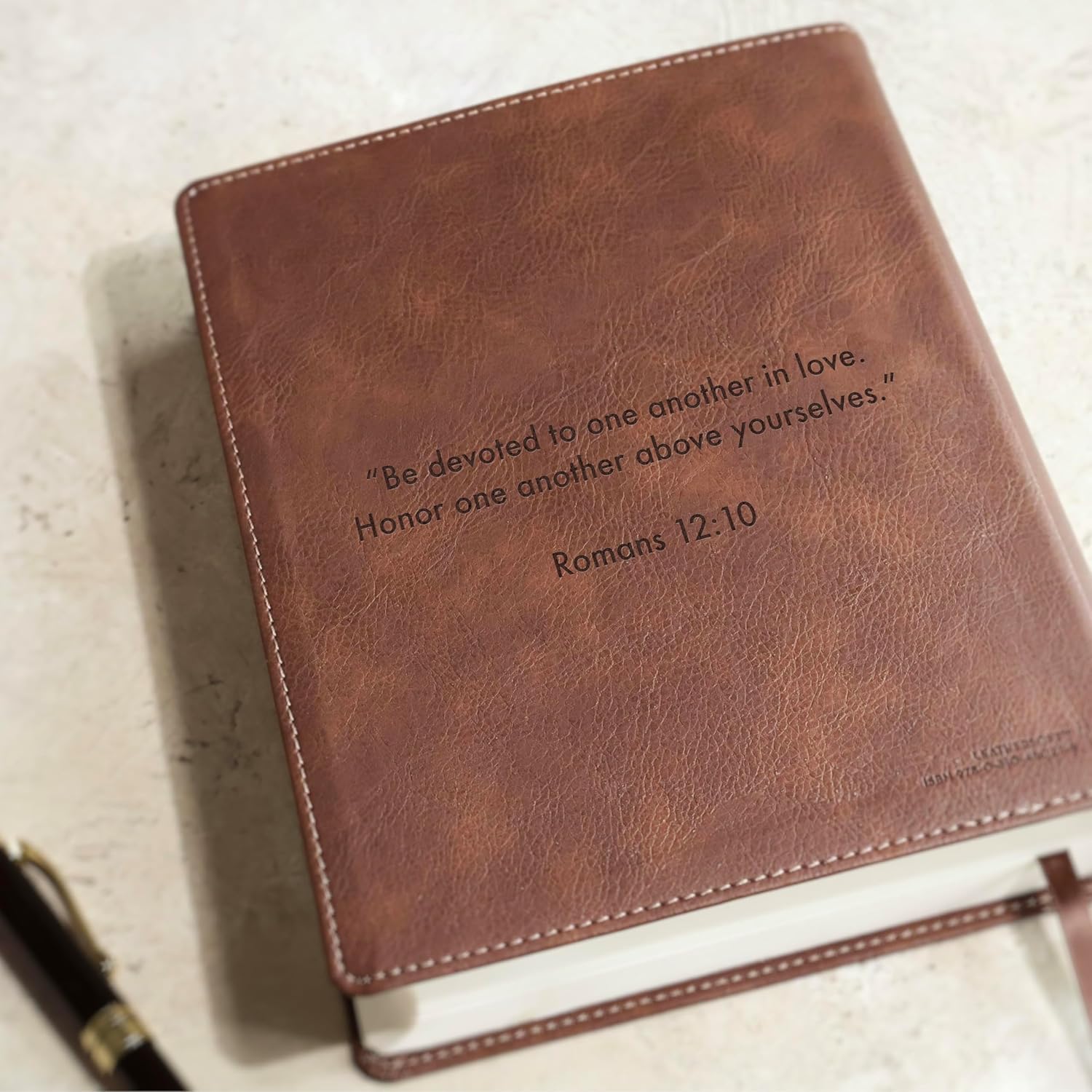 K&K Arts Personalized Wedding Bible Guest Book, Engraved NIV Journaling Bible, Christian Wedding Gift, Bridal Shower Gift, Family Bible Keepsake