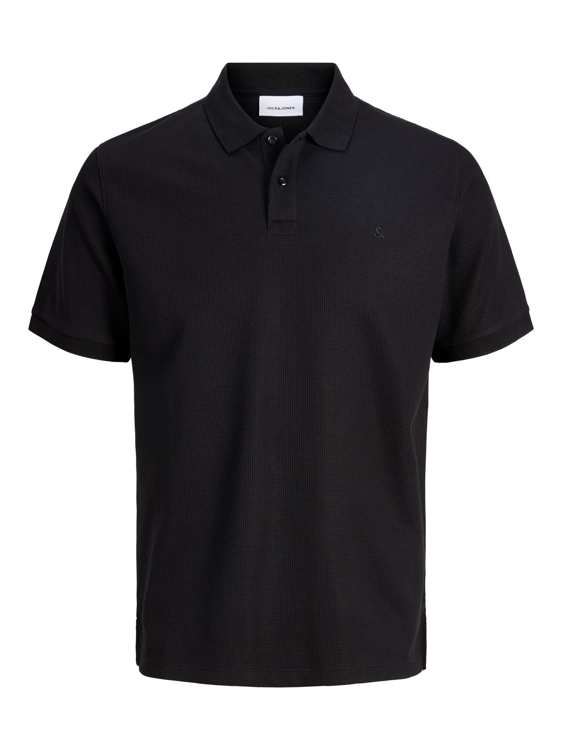Jack & Jones T-​Shirt avec Logo pour Homme, Noir, S