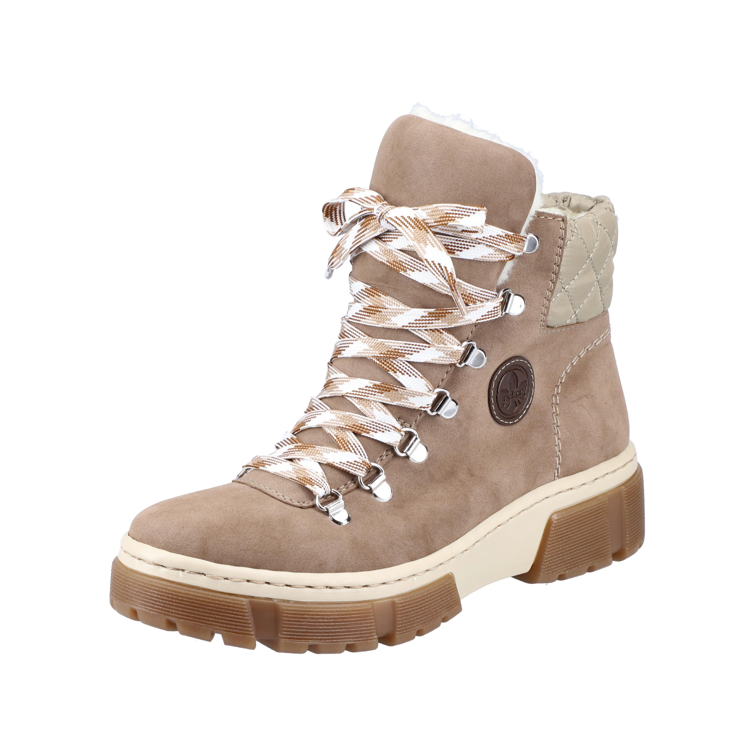 Rieker Women's X8647 Fashion Boot, Beige, 6.5 UK