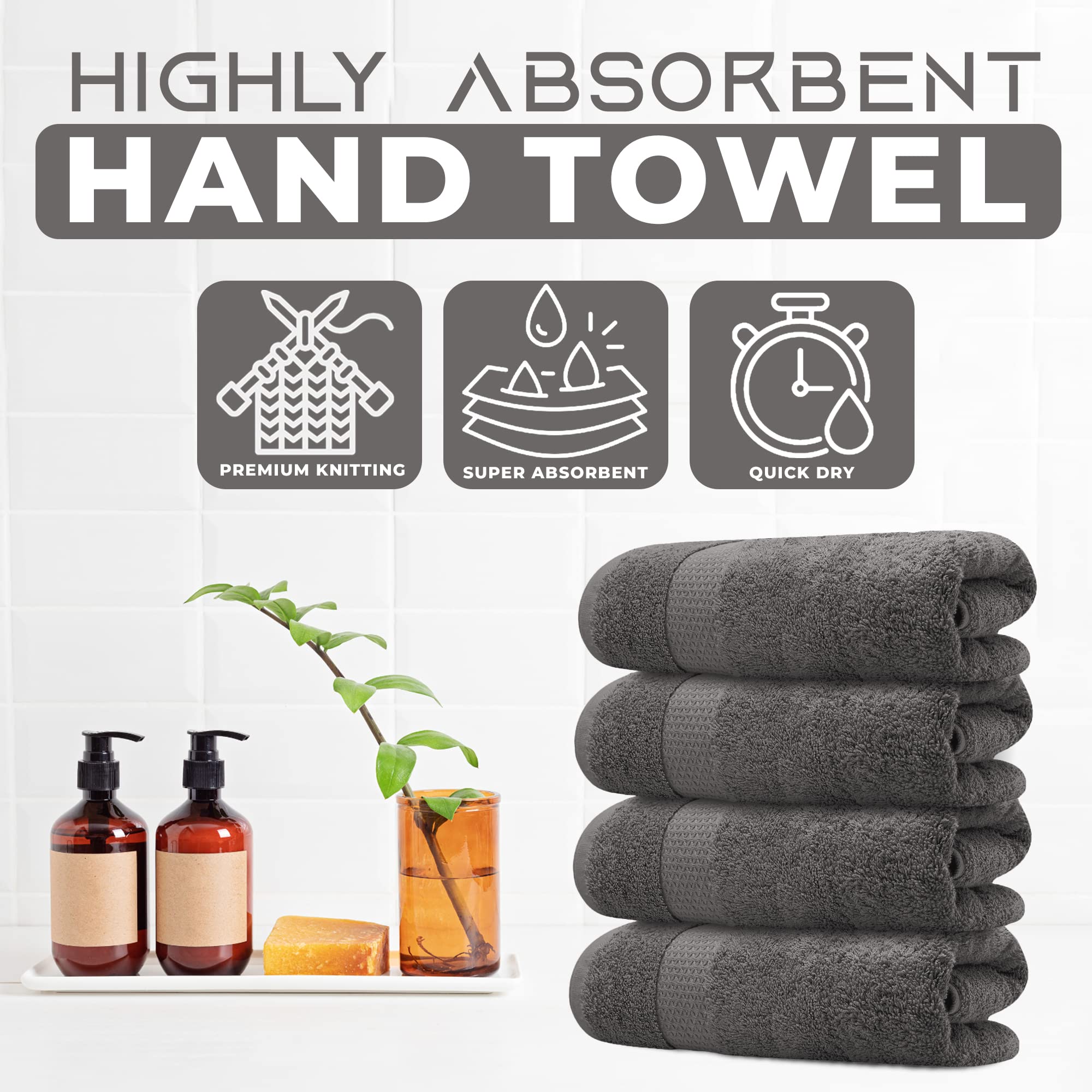 Towelogy® 2 Piece Hand Towel Set - Image 2