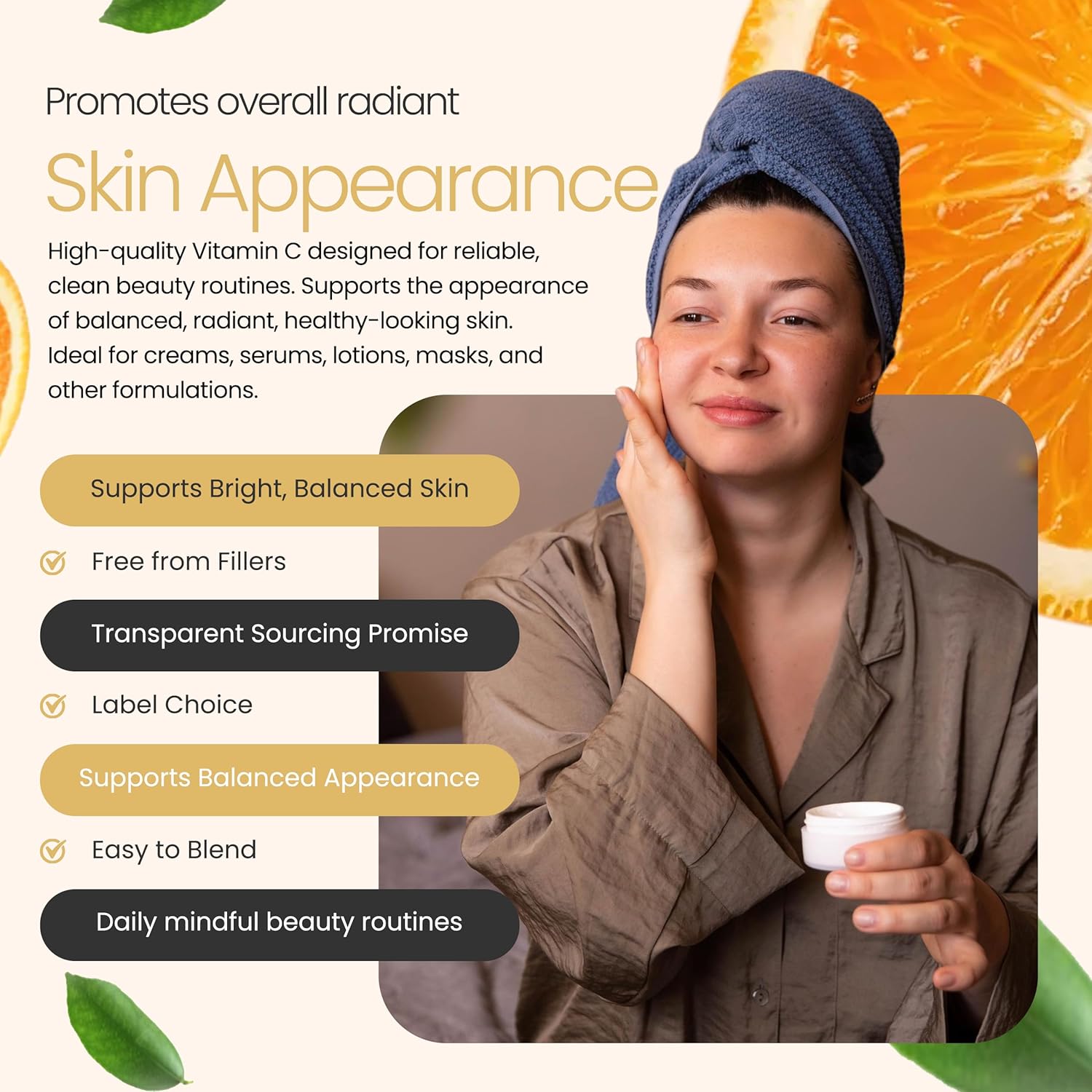 Pure Vitamin C Powder Organic (8 Oz / 226 g) Ascorbic Acid Powder Powerful Antioxidant for Skin DIY Skin Care - Image 4