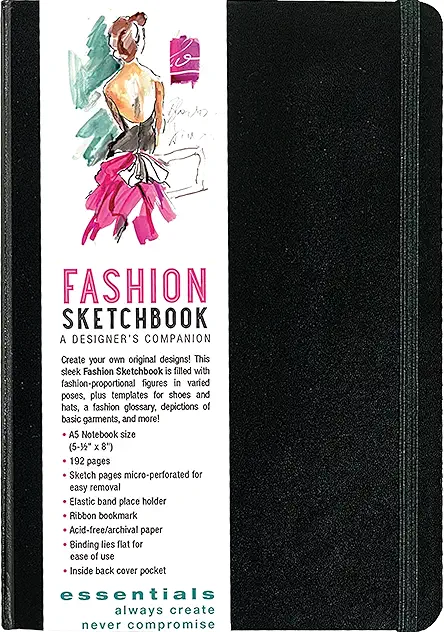 Essentials Fashion Sketchbook (366 Figure Templates to create...