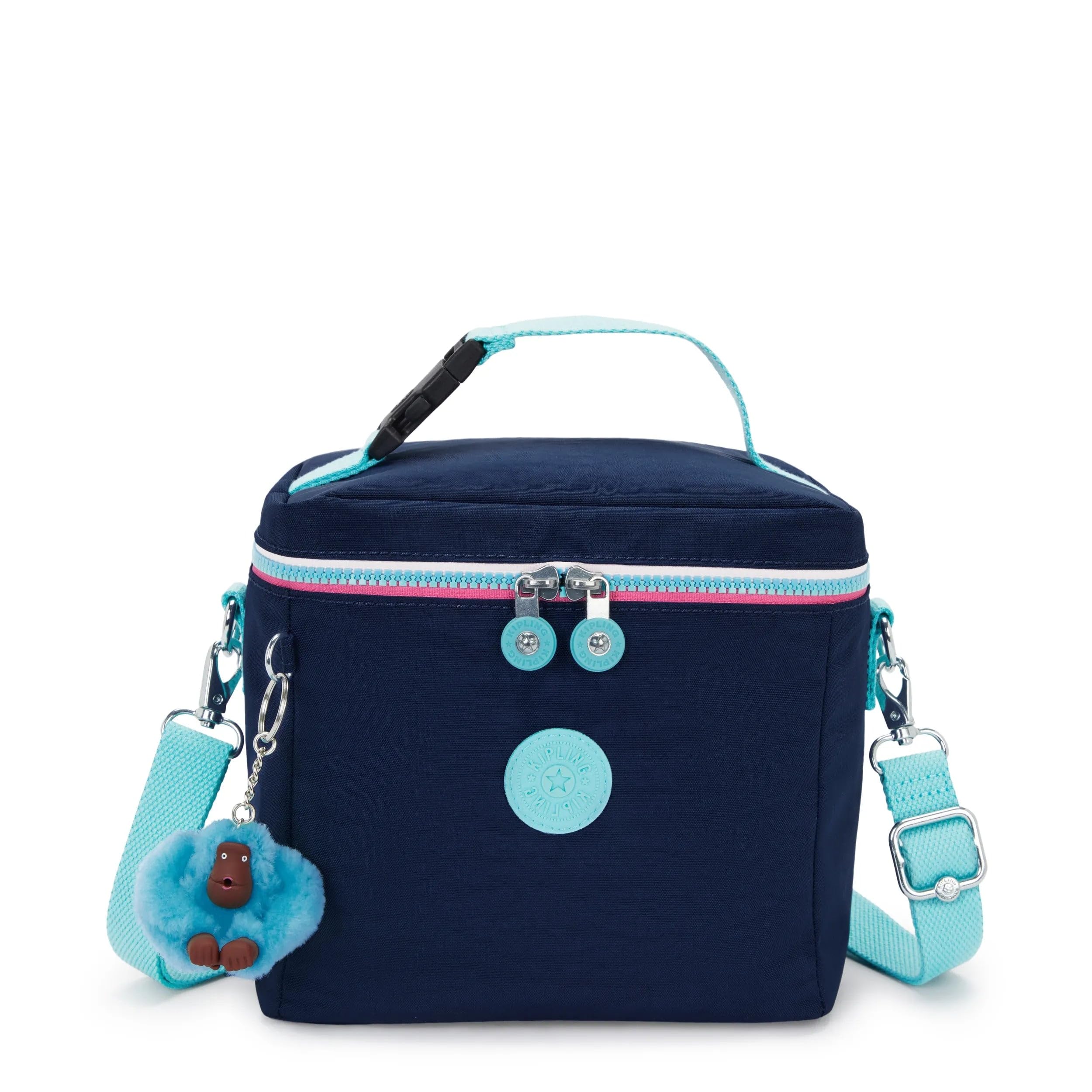 Kipling womens Graham Multi Combo Insulated Lunch box, Resort Navy, 8.25''L x 7.5''H x 6''D, Kipling Women's Graham Tote Bag