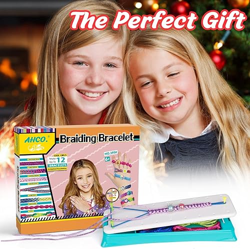 Miniatura 6 de AHCo. Arts and Crafts Toys - Friendship Bracelet Maker Kit for Girls, DIY Birthday Gifts for Kids Ages 7 8 9 10 11 12 Year Old, Travel Activity and