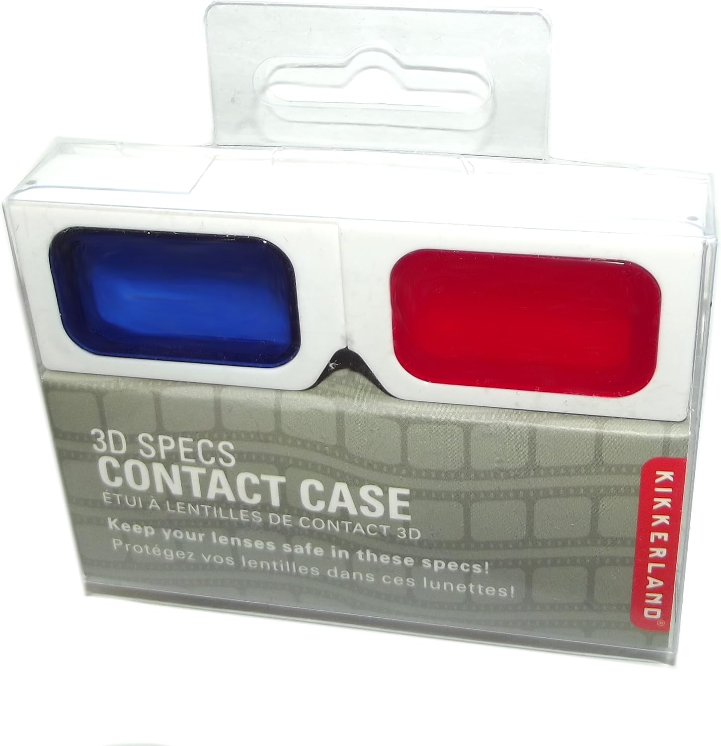 Kikkerland Contact Lens Case, 3D Specs