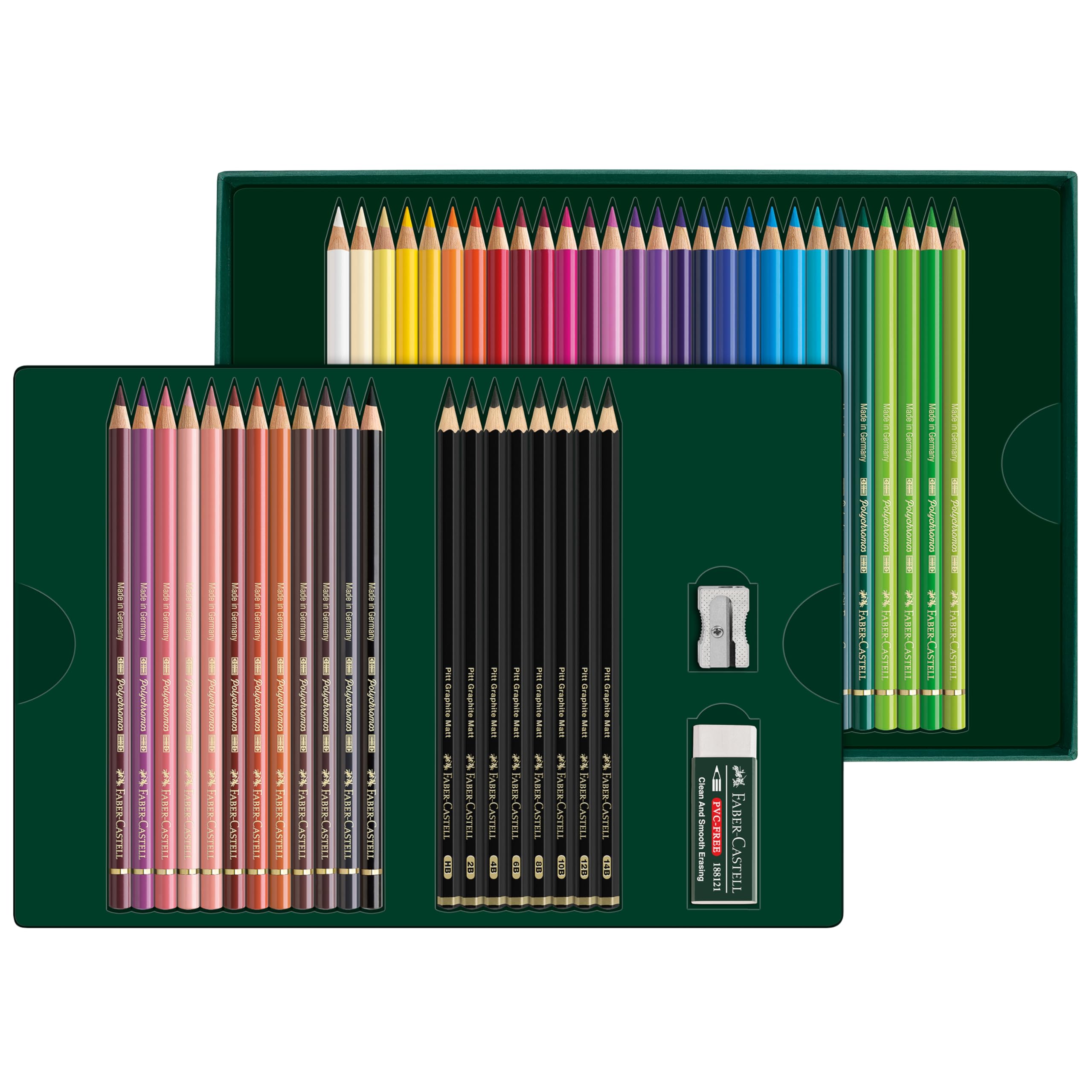 Faber-Castell Polychromos 80色セット Amazon.com: Faber-Castell Polychromos Colored Pencils and Pitt
