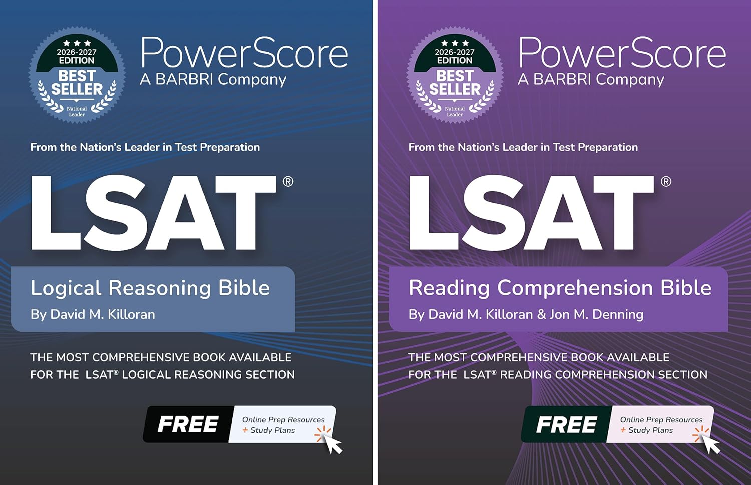 The PowerScore LSAT Bible Duology 2026-2027: Prep Strategies for Each Section of the LSAT – Logical Reasoning and Reading Comprehension