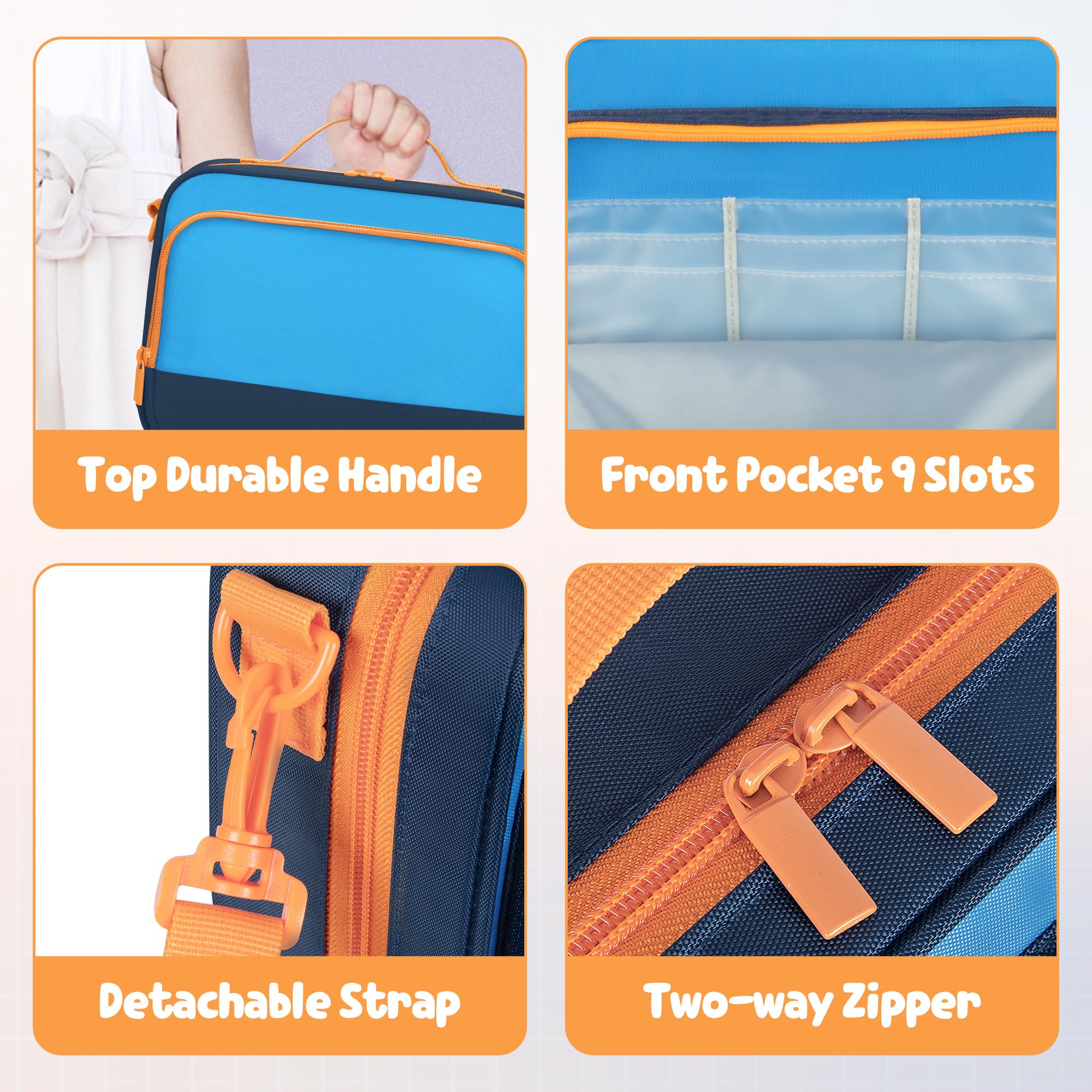 LoDrid Card Binder Compatible with Yoto Card, 4 Pocket 409 Cards Holder Album with 50 Removable Sleeves - Image 3