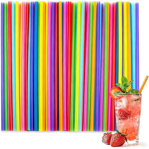 1000 Pack Disposable Drinking Plastic Straws