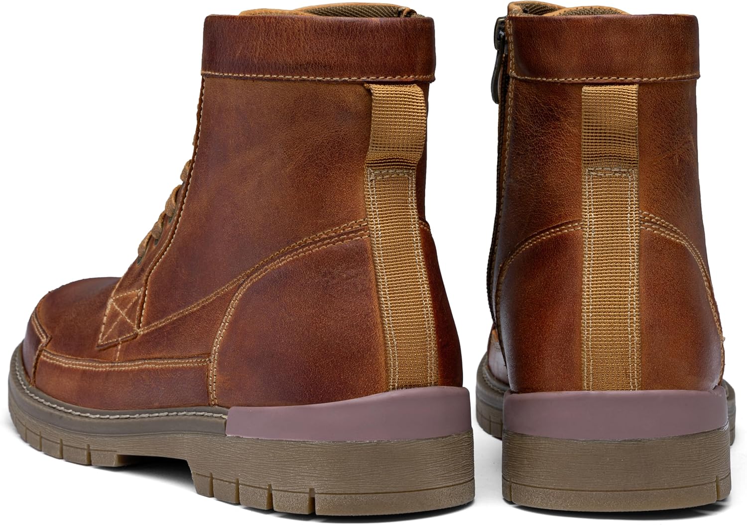 Jousen Mens Boots Casual Motorcycle Boot for Men Chukka Zipper Combat Botas Para Hombre Fashion - Image 7