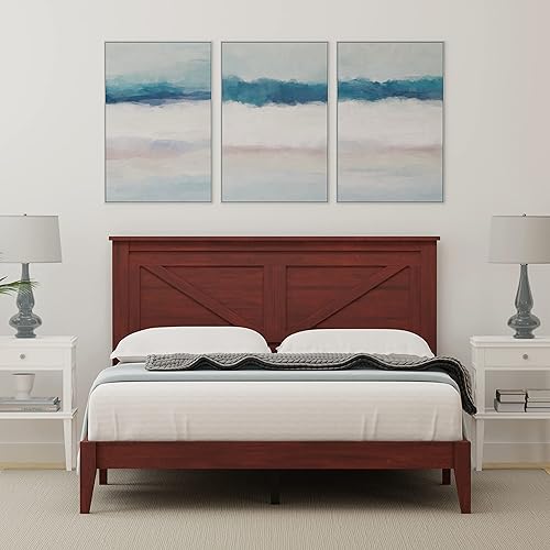 Glenwillow Home Base de cama estándar - Tamaño ajustable Queen, King, California King Cereza,Ébano/Negro,Blanco brillante,Ultimate