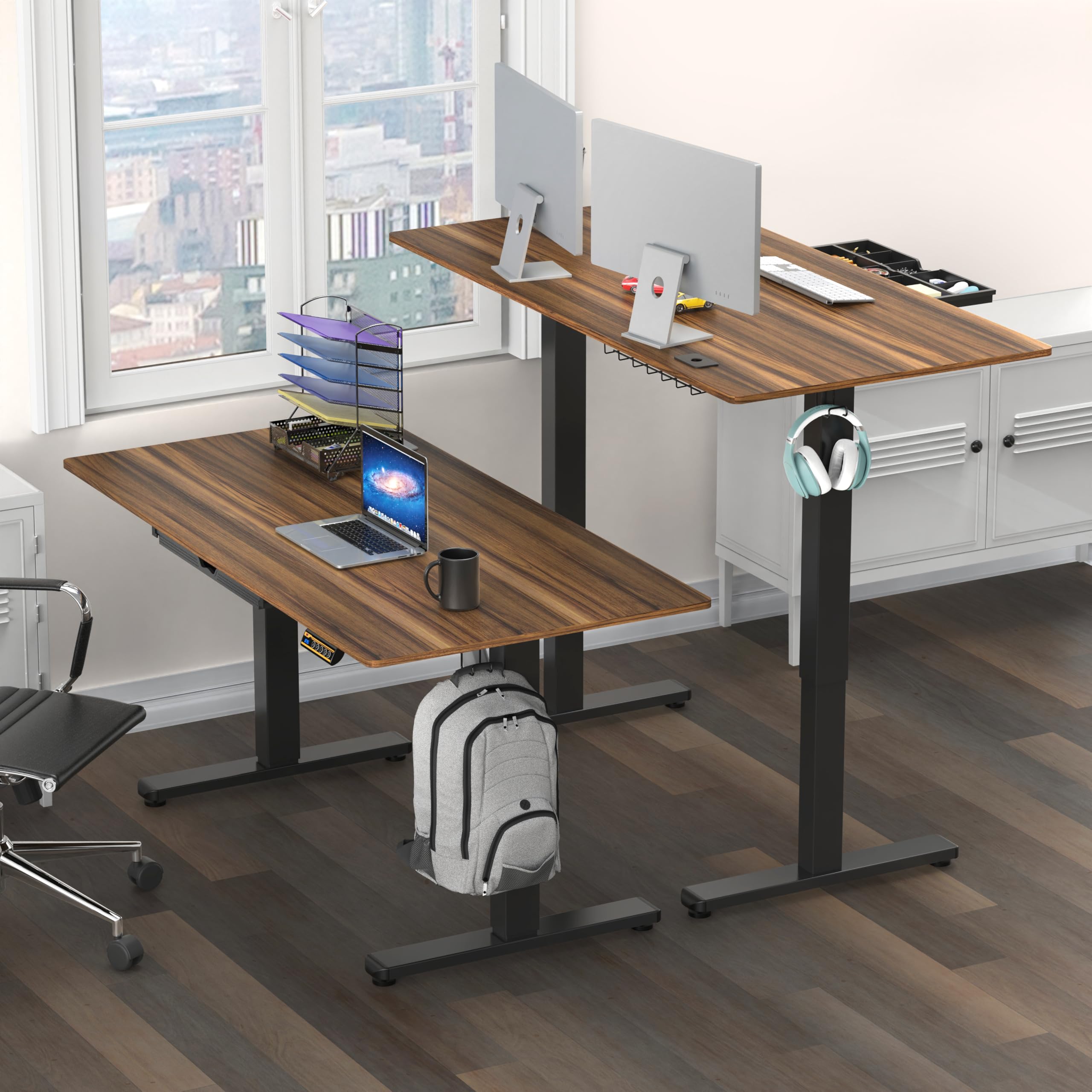 Amazon.com: SHW 55 x 28 Inches Electric Height Adjustable Standing