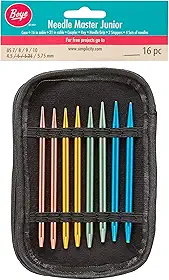 Boye Kit de agulhas de tricô circular para iniciantes, 16 peças